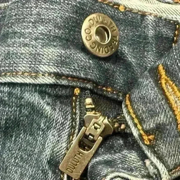 DULUTH TRADING Flex Weekender Jeans 40x30 Relaxed Fit Denim Dad Baggy HipHop - Picture 9 of 16